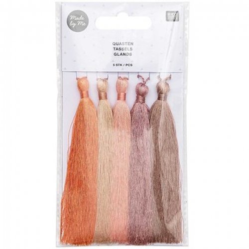 Quaste Fransen - 9cm - natur - Rico Design
